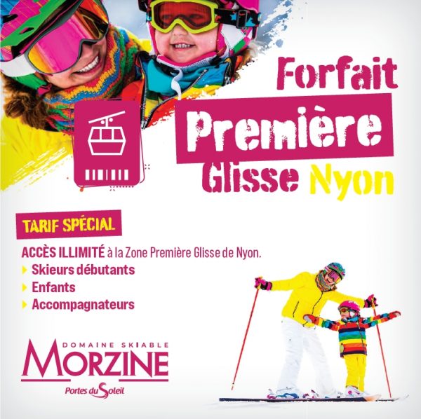 Visuel forfait première glisse Nyon.