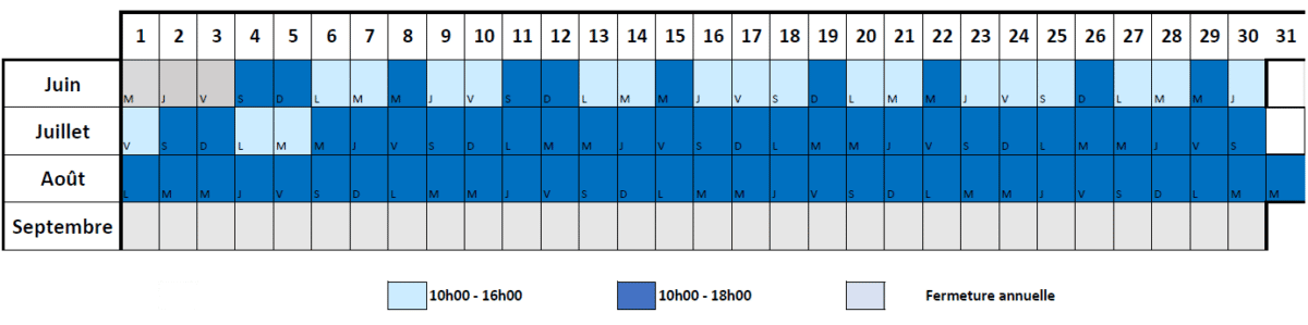 Horaires 2022.