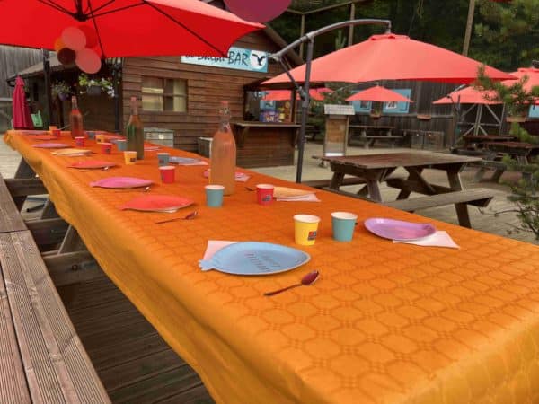 Anniversaire dans la volière La Lagune