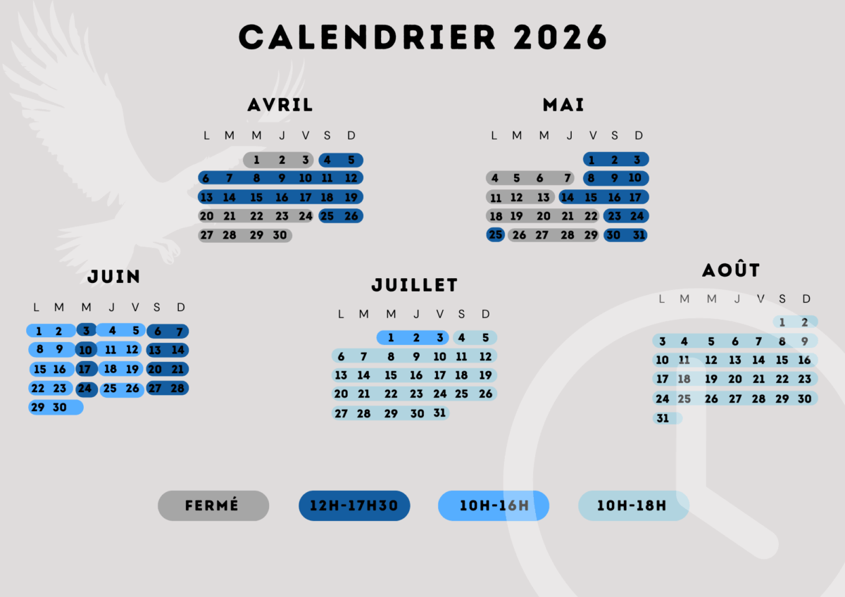 Horaires 2026